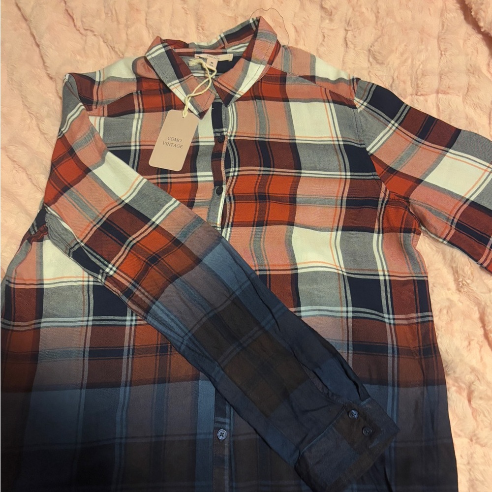 COMO VINTAGE gradient flannel